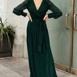 Baltic Born Lydia Hunter Green Maxi Dress Size -  Small